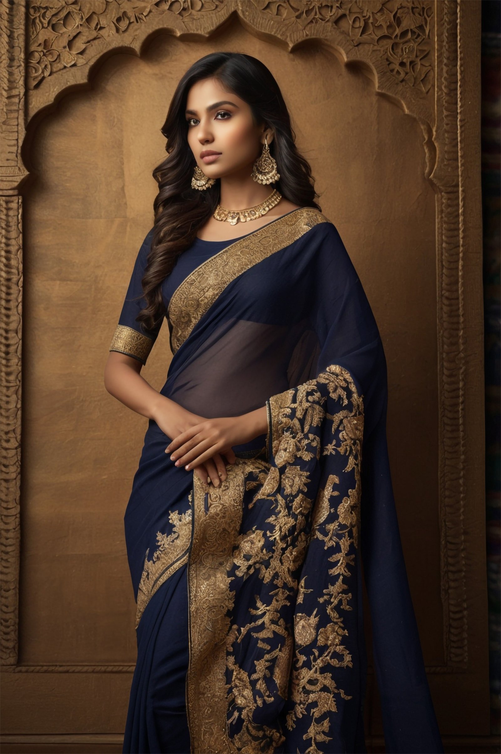 Premium Bandhani Saree